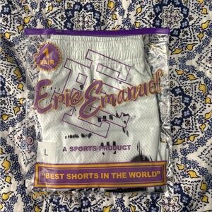 Eric Emanuel White Athletic Shorts for Performance